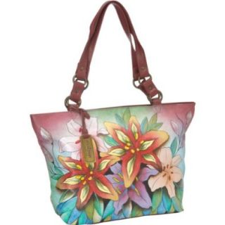 Anuschka Classic Large Tote (Luscious Lilies) Shoes
