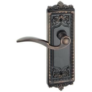 Grandeur Windsor Timeless Bronze Plate with Passage Bellagio Lever WINBEL 10 TB
