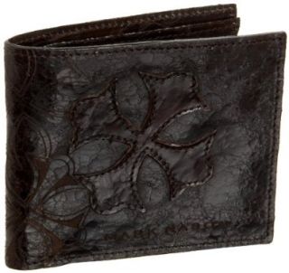 Mark Nason Accessories Men's Cracked Leather MNA74152 Wallet,Dark Brown,One Size Shoes