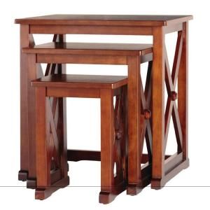Home Decorators Collection Brexley Chestnut Nesting Tables (Set of 3)   DISCONTINUED AN XNT
