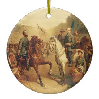 The Last Meeting Between General Lee and Jackson Ornaments