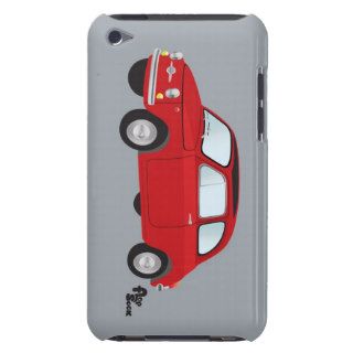 Fiat 500 iTouch case red Barely There iPod Case