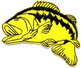 BASS Logo Fish Fishing Jacket Shirt Patch Sew Iron on Embroidered Badge Custom