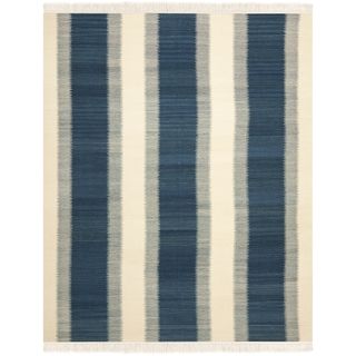 Safavieh Hand woven Navajo Kilim Blue/ Ivory Wool Rug (8' x 10') Safavieh 7x9   10x14 Rugs