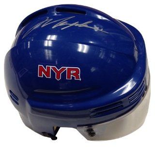 Mark Messier Signed JSA New York Rangers Hockey Helmet Mini Sports Collectibles