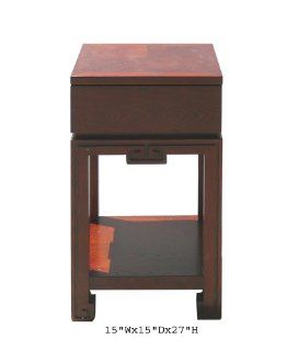 Solid Oak Wood Nightstand End Table Cabinet Awk1889  