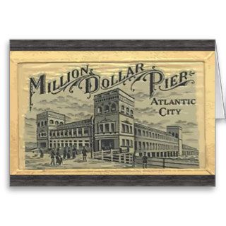 Million Dollar Pier Atlantic City, Vintage Greeting Card