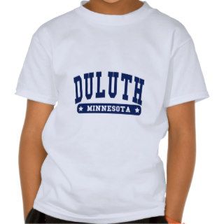 Duluth Minnesota College Style tee shirts