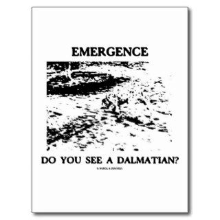 Emergence Do You See A Dalmatian? Postcards