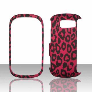HotPink Leapord LG Octane VN530 Verizon Case Cover Phone Hard Cover Case Snap on Faceplates Cell Phones & Accessories
