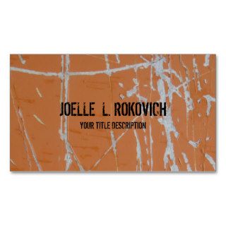 Cool Rusty Grunge Generic Business Card Template