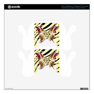 Wild Looking Butterfly Tattoo PS3 Controller Skins