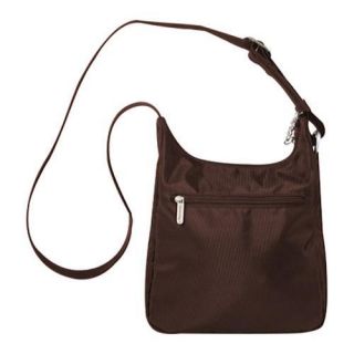Travelon Anti Theft Essential Messenger Bag Chocolate Travelon Fabric Messenger Bags
