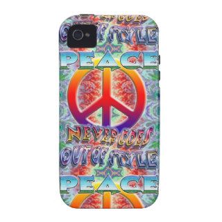 Peace Never Goes Out Of Style iPhone 4 Cover