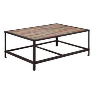 ZUO Sawyer Multicolor Distressed Natural Coffee Table 98312