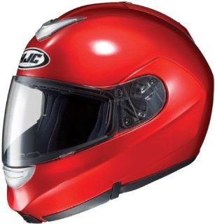 HJC Sy Max 2 Modular Full Face Motorcycle Helmet Candy Red Extra Small XS Automotive