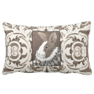 Victorian Rabbit III Pillow