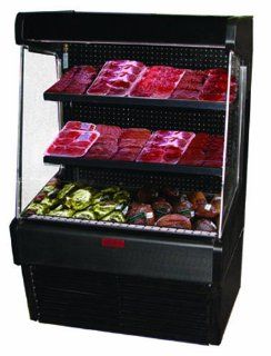 Open Merchandiser, Meat Refrigeration, Black Exterior & Interior, Size  60 X 30 X 51 Appliances