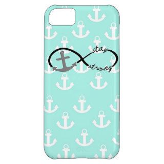 Infinity Anchor Stay Strong Collage iPhone 5C Cases