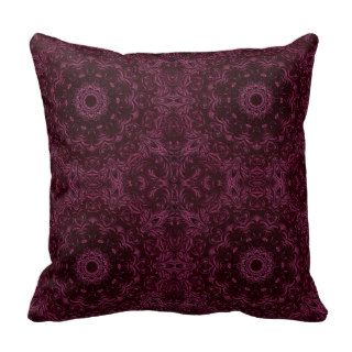 Purple Velvet Look tile240 Throw Pillow