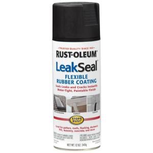 Rust Oleum Stops Rust 12 oz. LeakSeal Black Spray 265494