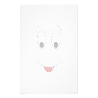Smiling Face With Tooth Stationery Paper