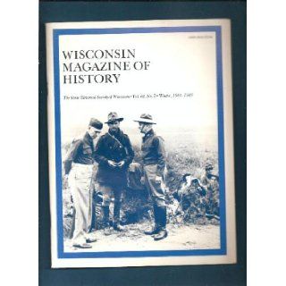 Wisconsin Magazine of History Vol 68, Number 2 Winter 1984 1985 Paul H. [editor] Hass Books