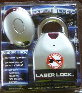 Laser Lock Indoor Padlock with Remote Opener   Combination Padlocks  