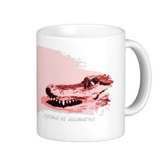 Python vs Alligator red 01 Mugs