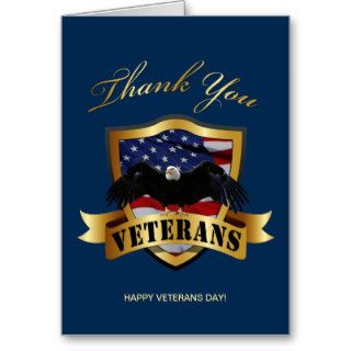 Thank You Veterans Greeting Cards