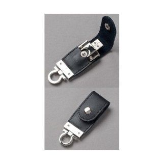 Premium Black Leather Key FOB USB Flash Memory Drive 16 GB Computers & Accessories