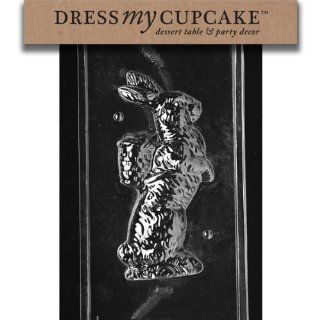 Dress My Cupcake DMCE301ASET Chocolate Candy Mold, Bunny Basket on Back, Set of 6 Candy Making Molds Kitchen & Dining