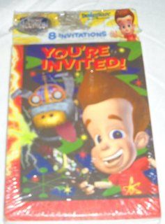 Jimmy Neutron Boy Genius Party Invitations Toys & Games