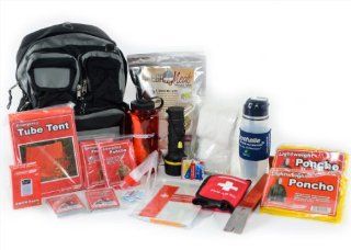 Hurricane Emergency Bug Out Bag   Basic 2 Person Go Pack   Disaster Preparedness Kit   Food, Water, Hygiene, First Aid Sports & Outdoors