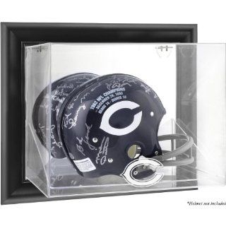 Mounted Memories Chicago Bears Black Framed Wall Mounted Helmet Display  Sports Related Display Cases  Sports & Outdoors