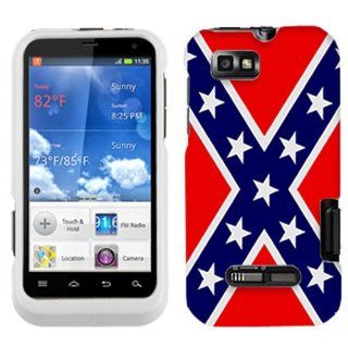 Motorola Defy XT Rebel Flag Hard Case Phone Cover Cell Phones & Accessories