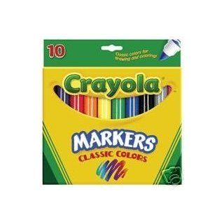 Crayola Broad Line Markers, Classic Colors   10 Count Toys & Games