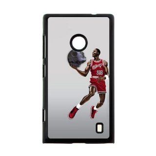 Funny Creative NBA Chicago Bull MICHAEL JORDAN Phone Case Cover for Nokia Lumia 520 Best Hard Plastic Cover for Nokia Cell Phones & Accessories