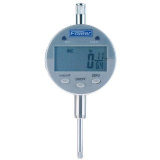 Fowler 54 520 260 Direct Inch/Metric Fractions Conversion X Blue Travel Electronic Indicator, 0 1" Measuring Range Fowler Dial Indicator