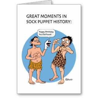 Prehistoric Birthday Humor Card