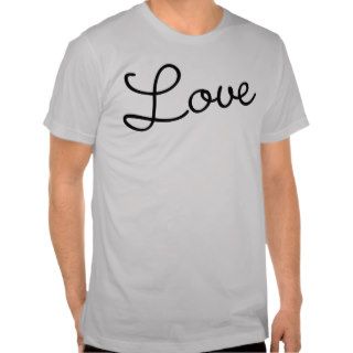 Decades "Love" T Shirt (Script)