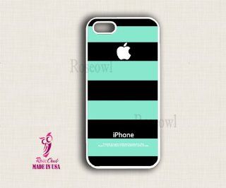 iphone 5 case, iphone 5 cover, iphone 5 cases   Blue Black stripe apple iphon Cell Phones & Accessories