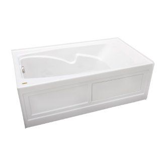 Jacuzzi R095959WH Cetra 536 Acrylic 60 Inch by 36 Inch by 21 1/4 Inch Soaking Bath, White Finish   Soaking Tubs  