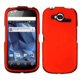 Importer520 Rubberized Hard Protector Case Cover for Pantech Burst P9070 9070, Orange Cell Phones & Accessories