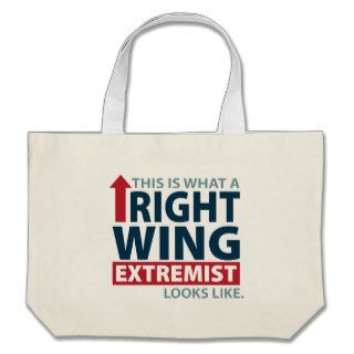 This is what a Right Wing Extremist Looks Like Canvas Bag