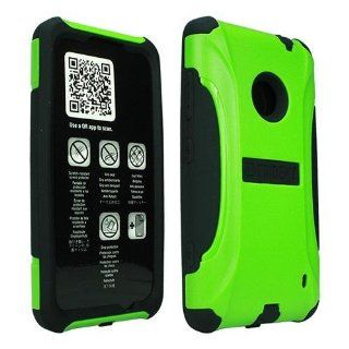 Trident Lime Green/ Black Aegis Series Hard Cover on Silicone Case w/ Screen Protector for Nokia Lumia 521   AG NOK LUMIA520 TG Cell Phones & Accessories