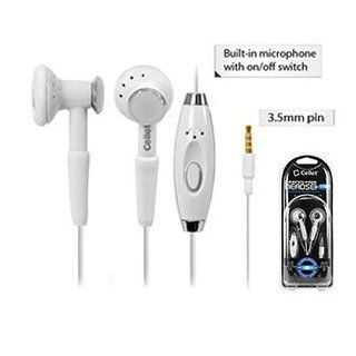 Nokia Lumia 521 Stereo Inside The Ear Headphones Built In Hands Free Microphone White With Crystal Clear Sound 