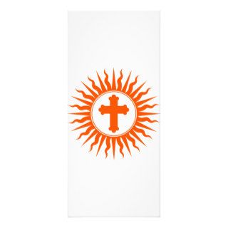 Spiritual Cross Design Rack Cards