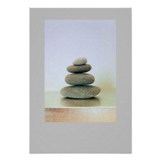 Stacked Stones Poster