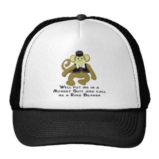 Ringbearer/ Monkey Trucker Hats